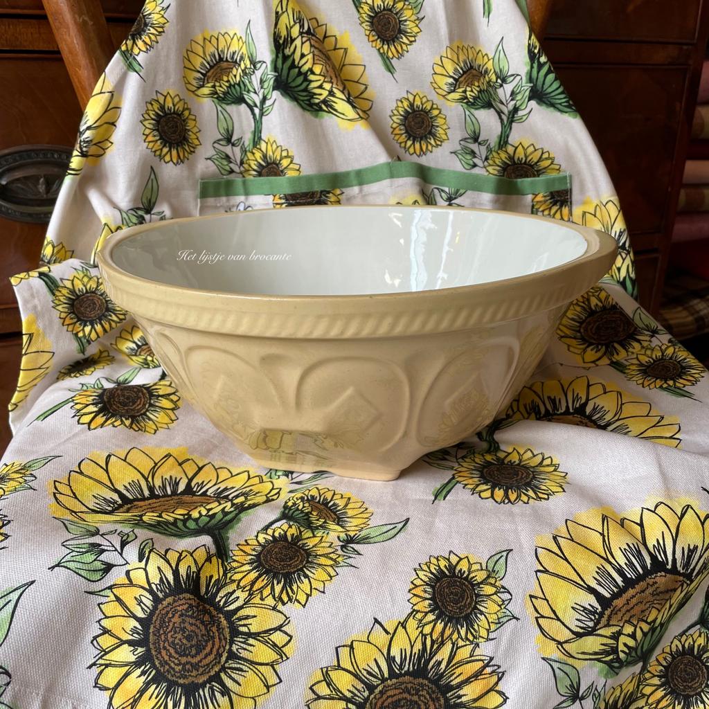 Engels brocante Grip Mixing Bowl / Beslagkom NR 2, Ophalen of Verzenden