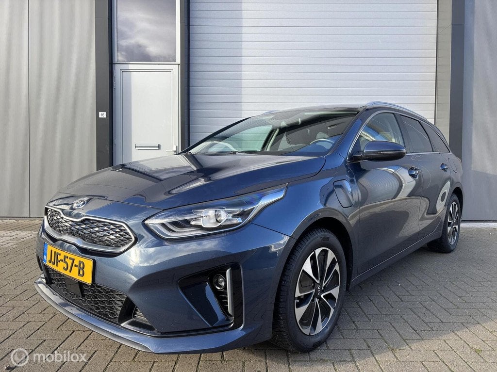 Kia Ceed Sportswagon 1.6 GDI PHEV DynamicPlusLine, Stof, Gebruikt, Automatische klimaatregeling, Blauw