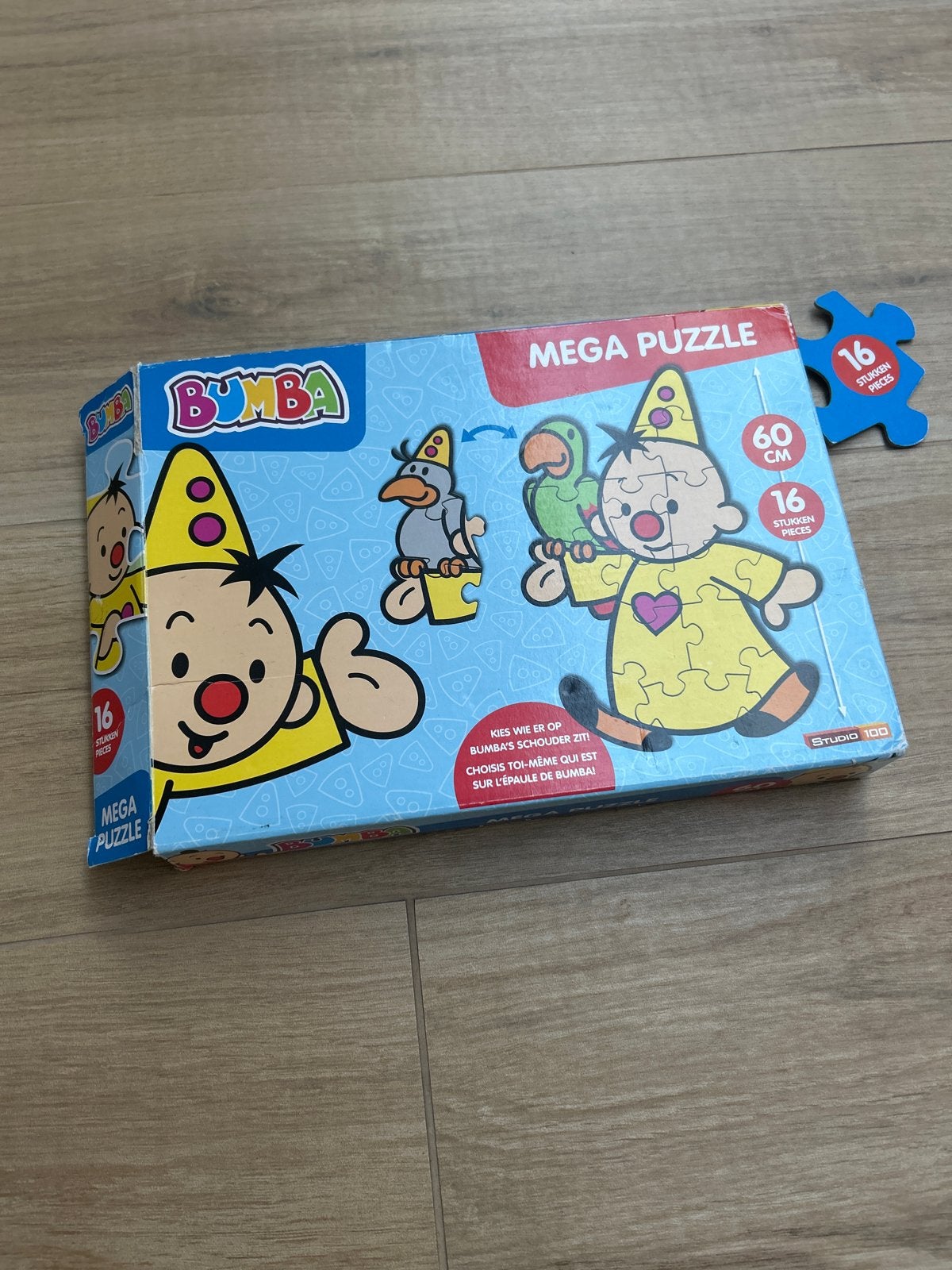 Bumba Mega Puzzel 16 Stukjes - Studio 100, Ophalen, 10 tot 50 stukjes, Gebruikt, 2 tot 4 jaar