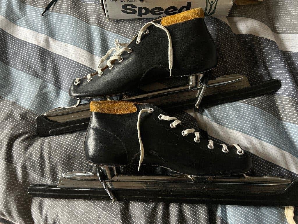 Schaatsen, Noren maat 42, zwart, Sport en Fitness, Schaatsen, Overige merken, Gebruikt, Ophalen of Verzenden, Noren