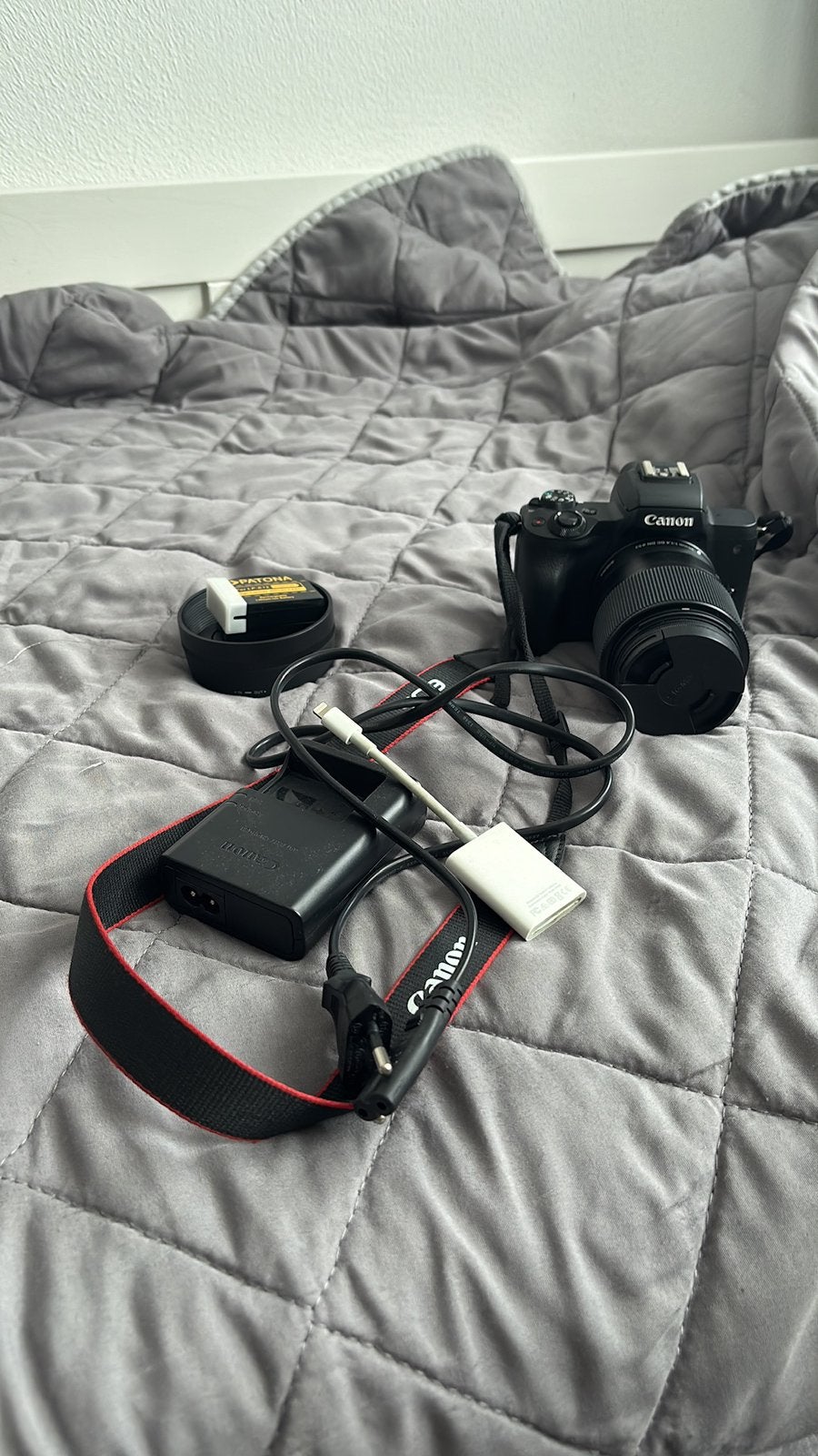 Canon eos M50 + Sigma 30 1.4 en accessoires