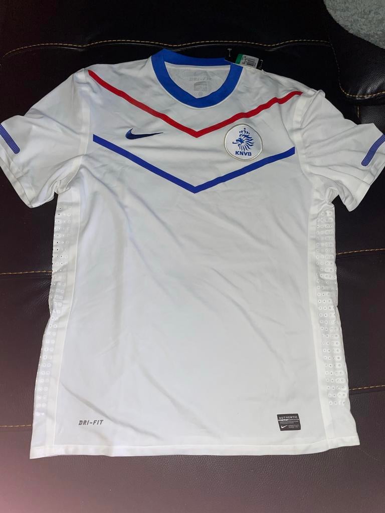 Nike KNVB Nederland Voetbalshirt, WK 2010, Verzenden, Wit, Voetbal, Maat 56/58 (XL)