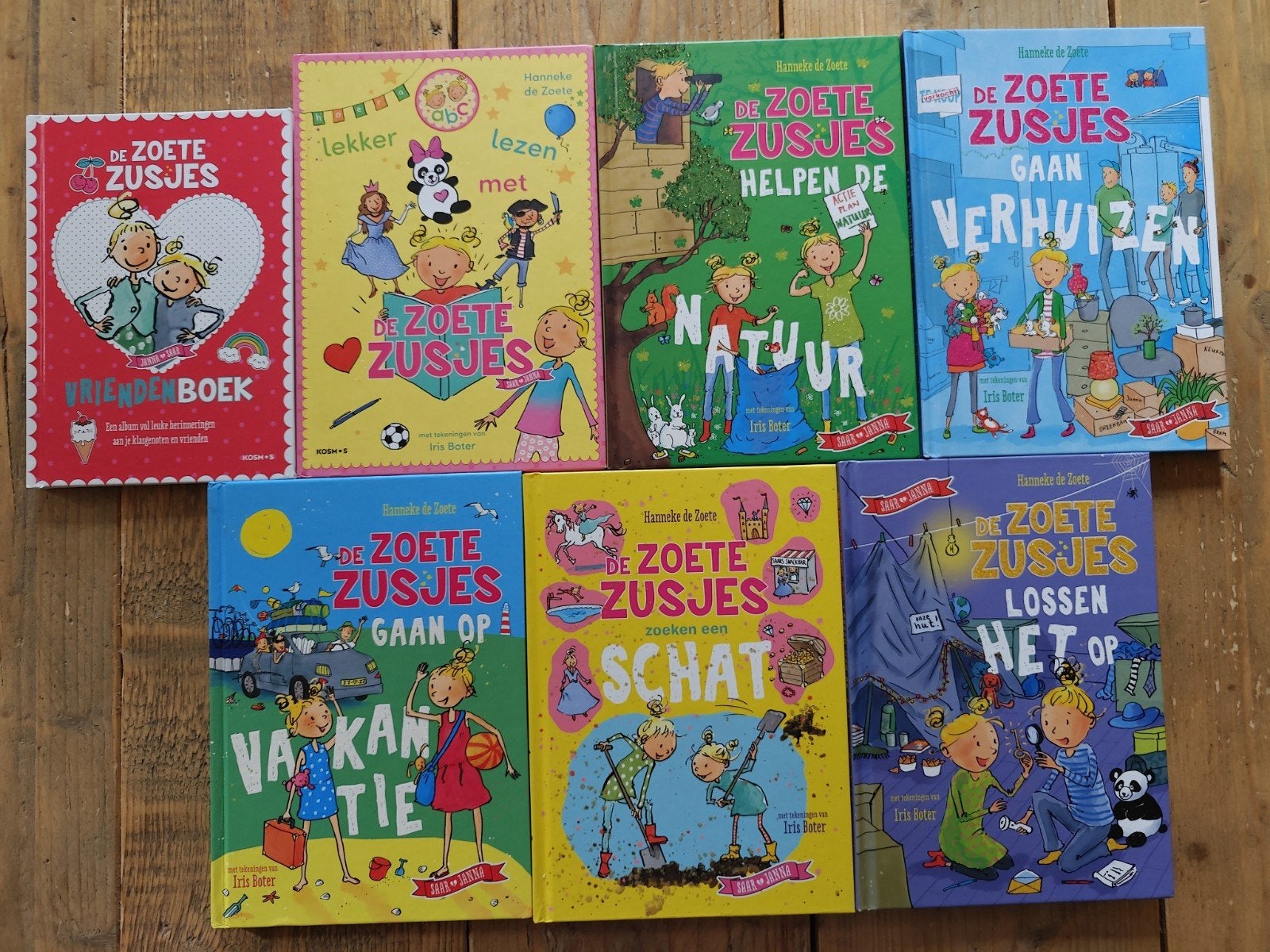 7  boeken van: De Zoete Zusjes., Ophalen of Verzenden, Zo goed als nieuw, Fictie algemeen