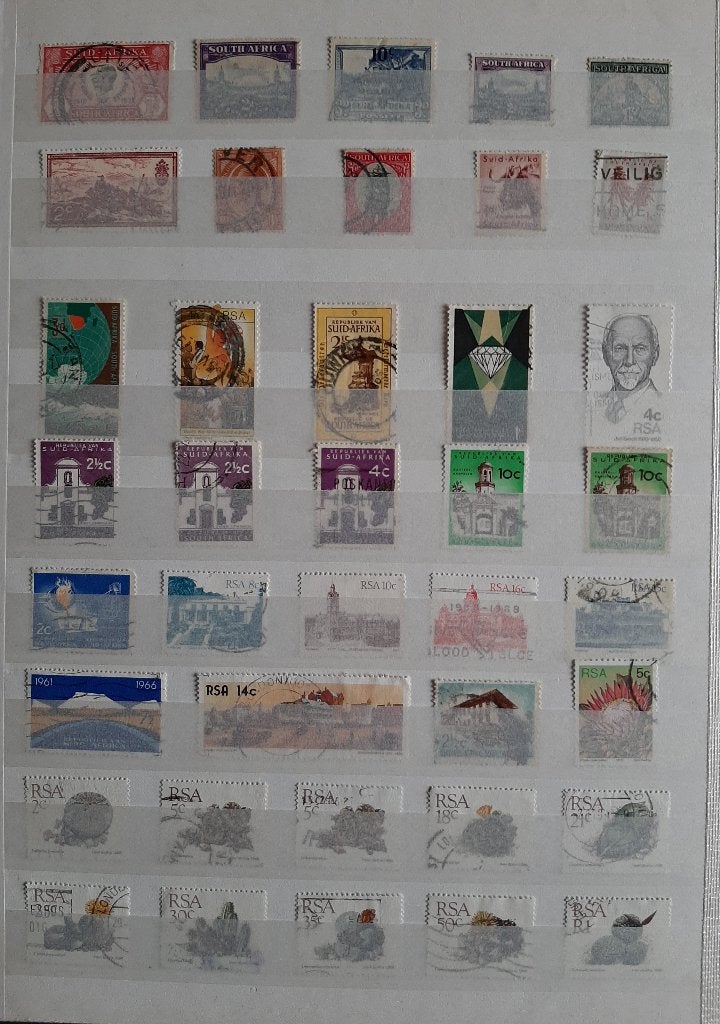 1 Kaart Oude Postzegels Zuid Afrika Nr. 4 Gestempeld, Ophalen, Zuid-Afrika, Gestempeld