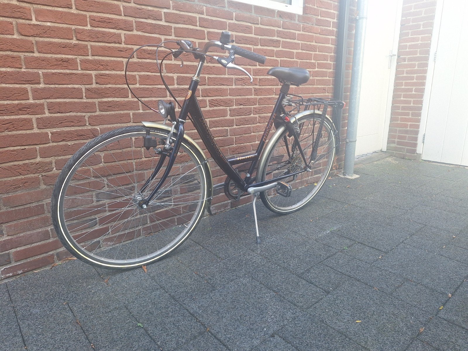 Damesfiets Ranger met versnellingen en bagagedrager, Fietsen en Brommers, Velgrem, Versnellingen, Ophalen, Overige merken