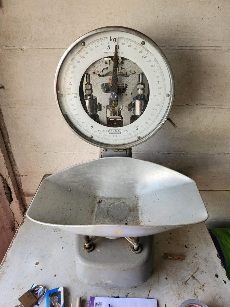 Weegschaal Weda Holland, Ophalen of Verzenden, Kolomboormachine