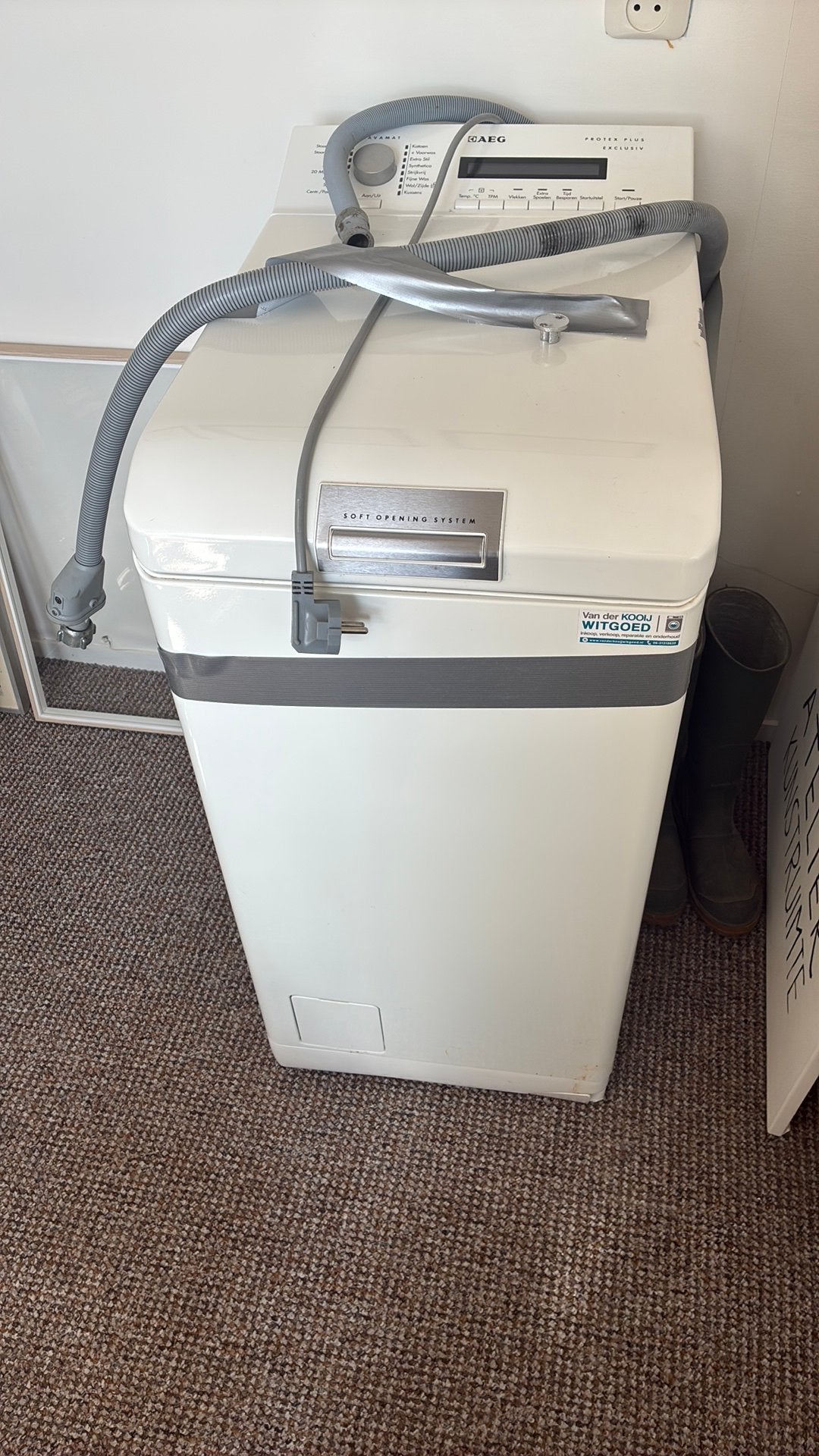 Wasmaschine bovenlader AEG, Witgoed en Apparatuur, Wasmachines, Ophalen, Gebruikt, Bovenlader