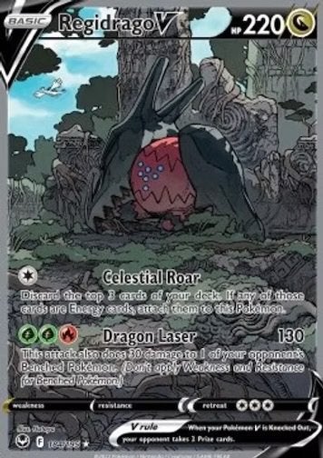 2022 Pokémon Regidrago V SIT #184 BGS 9, Ophalen of Verzenden, Zo goed als nieuw
