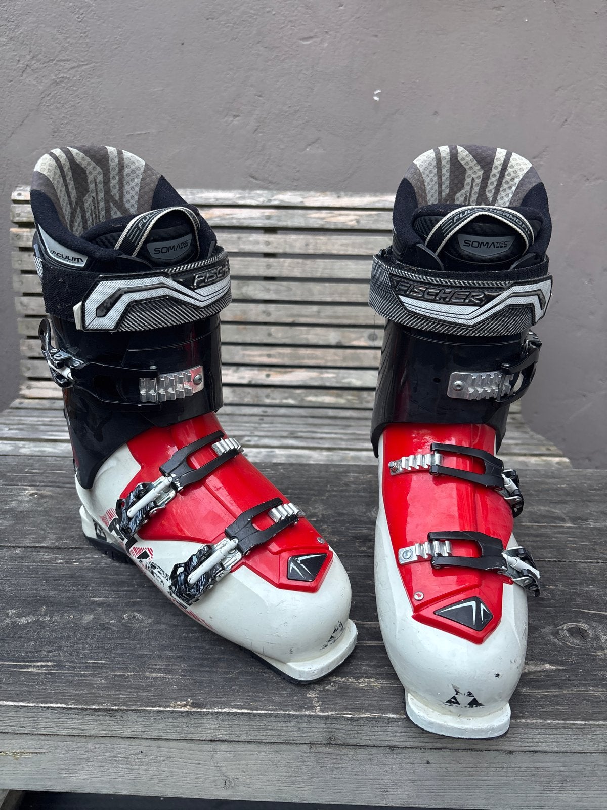 Fischer SomaTec Skischoenen - Rood/Zwart, Verzenden, 100 tot 140 cm, Schoenen, Skiën