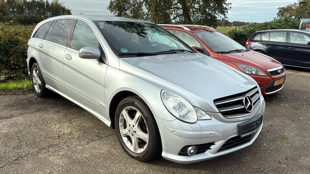 Mercedes-Benz R-350  4-Matic Lang  2010 AMG Top Youngtimer, Automaat, R-Klasse, Zwart, 7 stoelen