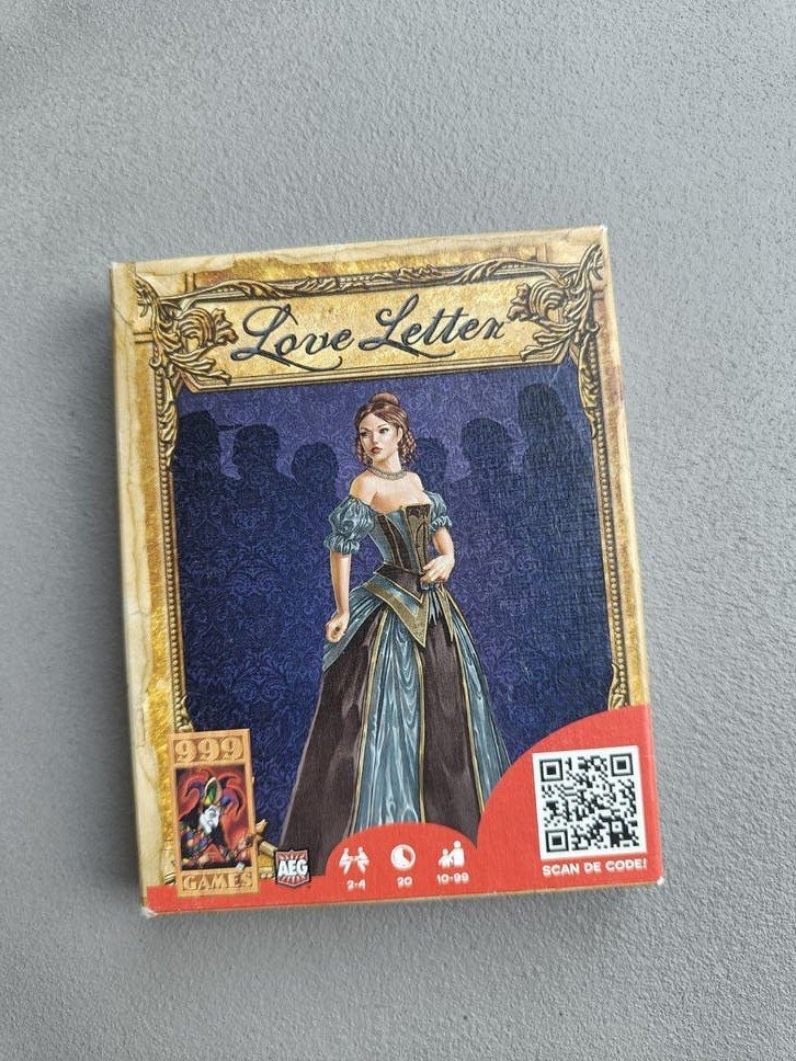 Love Letter Kaartspel - Compact en Strategisch, Een of twee spelers, Ophalen of Verzenden, Zo goed als nieuw, AEG
