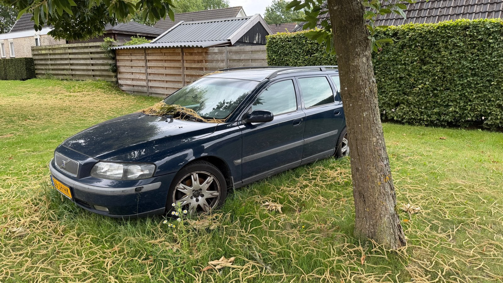 Volvo V70 2.4 T 200PK AUT 2002 Blauw, 1800 kg, Blauw, Stationwagon, 2435 cc