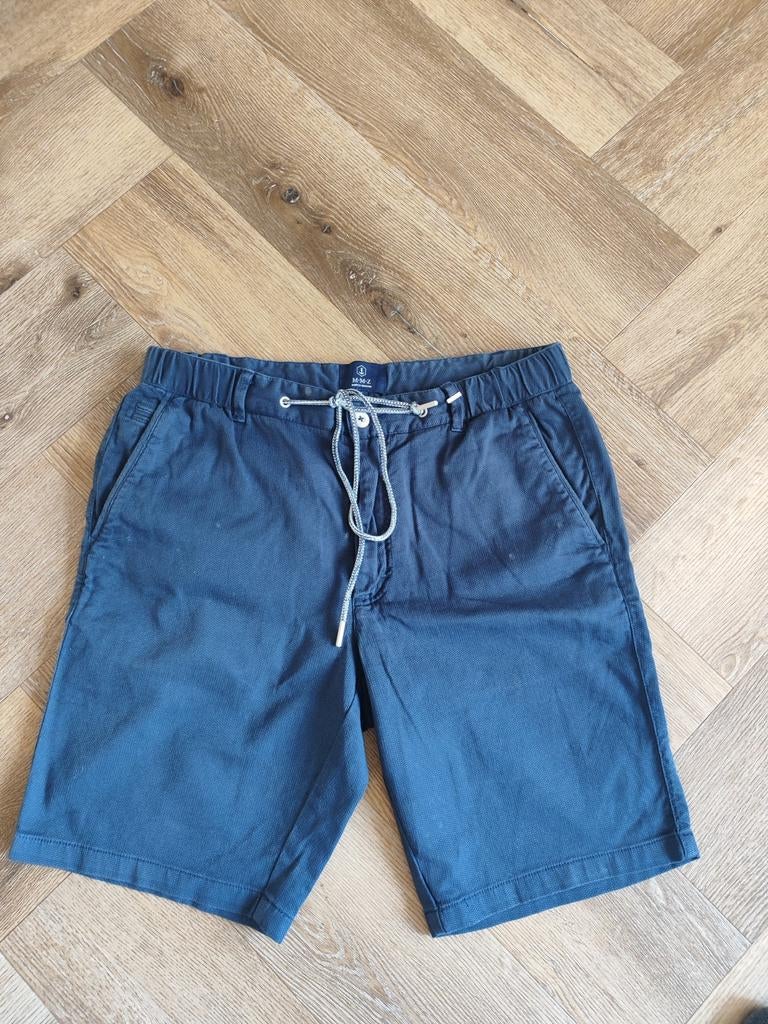 Marco manzini short maat L blauw., Kleding | Heren, Ophalen of Verzenden, Zo goed als nieuw, Blauw