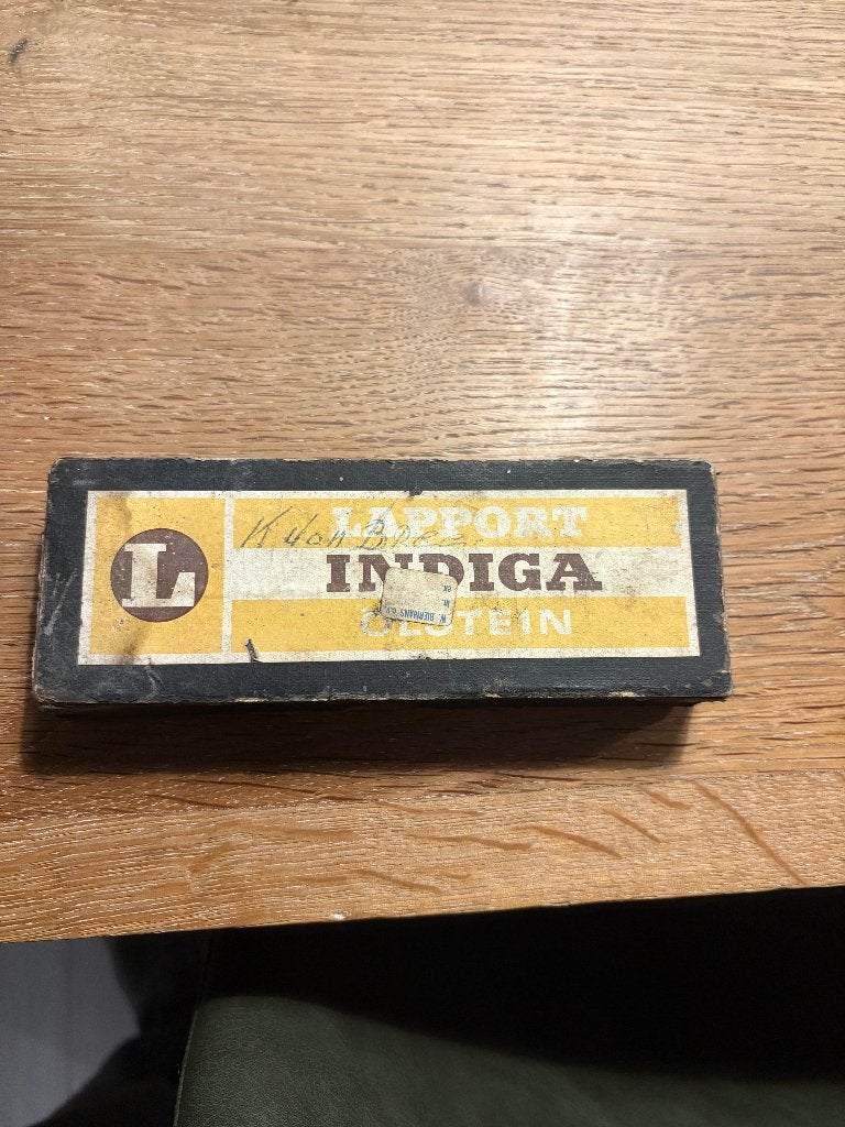 wetsteen/slijpsteen Lapport Indiga olstein, Ophalen of Verzenden, Gebruikt, Overige typen, Overige merken