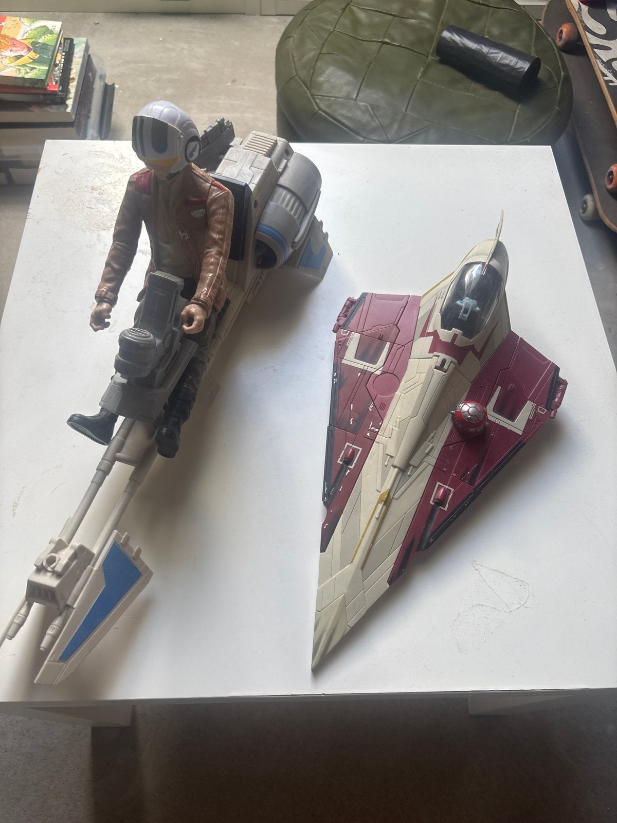 Star Wars Speeder en A-Wing Starfighter, Kinderen en Baby's, Speelgoed | Actiefiguren, Ophalen of Verzenden, Gebruikt