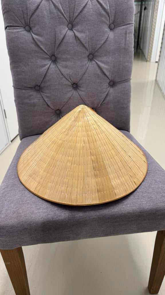 Traditionele Vietnamese Conische Hoed (Nón Lá), Ophalen, Zo goed als nieuw, One size fits all, Hoed