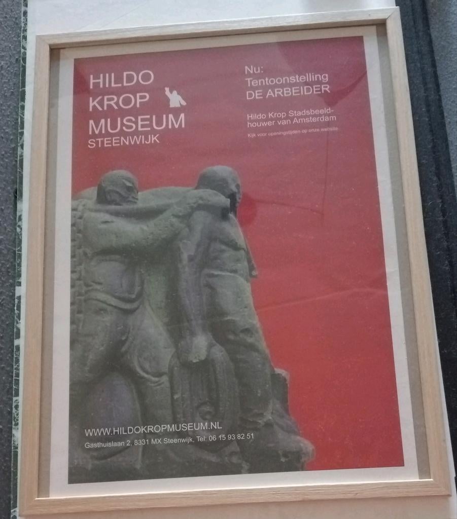 Hildo Krop affiche, Antiek en Kunst, Ophalen of Verzenden