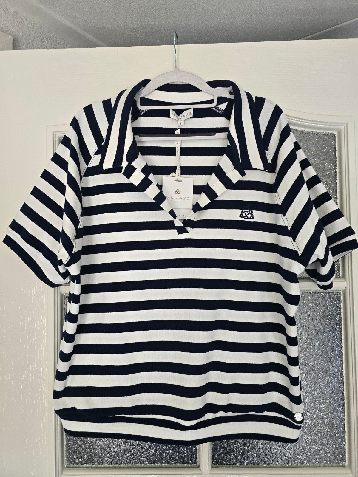 Nieuw maicazz sinca 40 donkerblauw wit, Maat 38/40 (M), Blauw, Nieuw, Ophalen of Verzenden