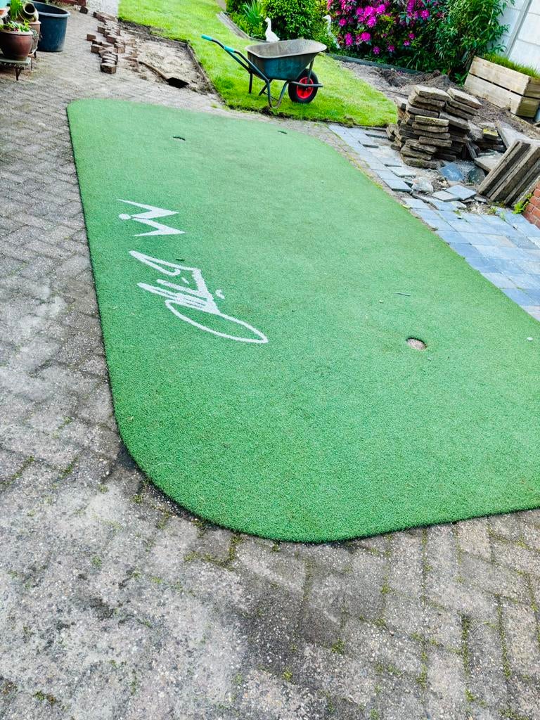 Kunstgras Putting Green Lee Westwood Signature 3,5x5,5m, Ophalen, Gebruikt, Overige typen, Overige merken