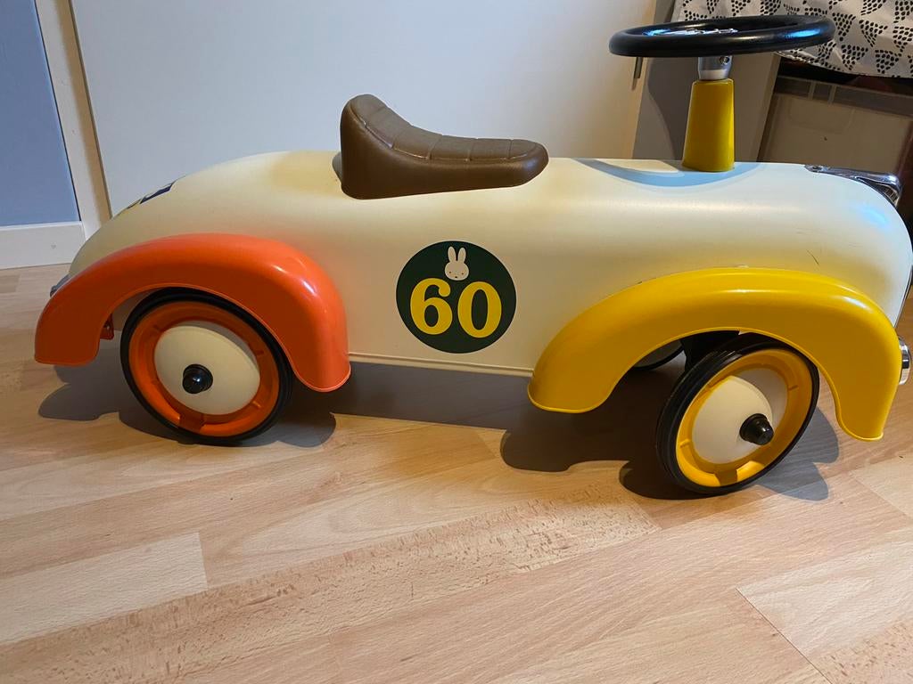 Dick Bruna Nijntje 60 jaar Limited Edition loopauto, Kinderen en Baby's, Speelgoed | Buiten | Voertuigen en Loopfietsen, Ophalen