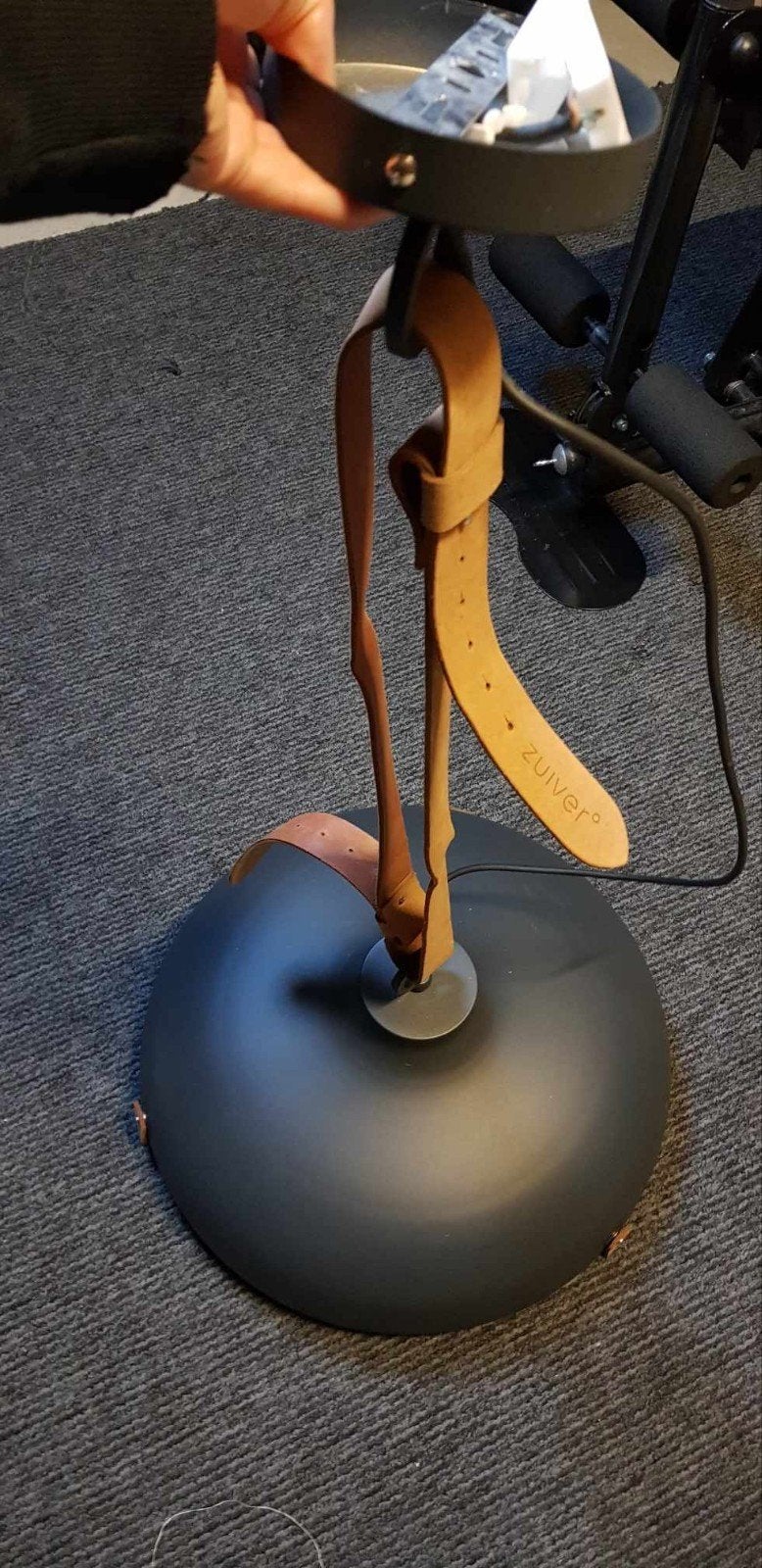 Heel mooi hanglamp, Ophalen