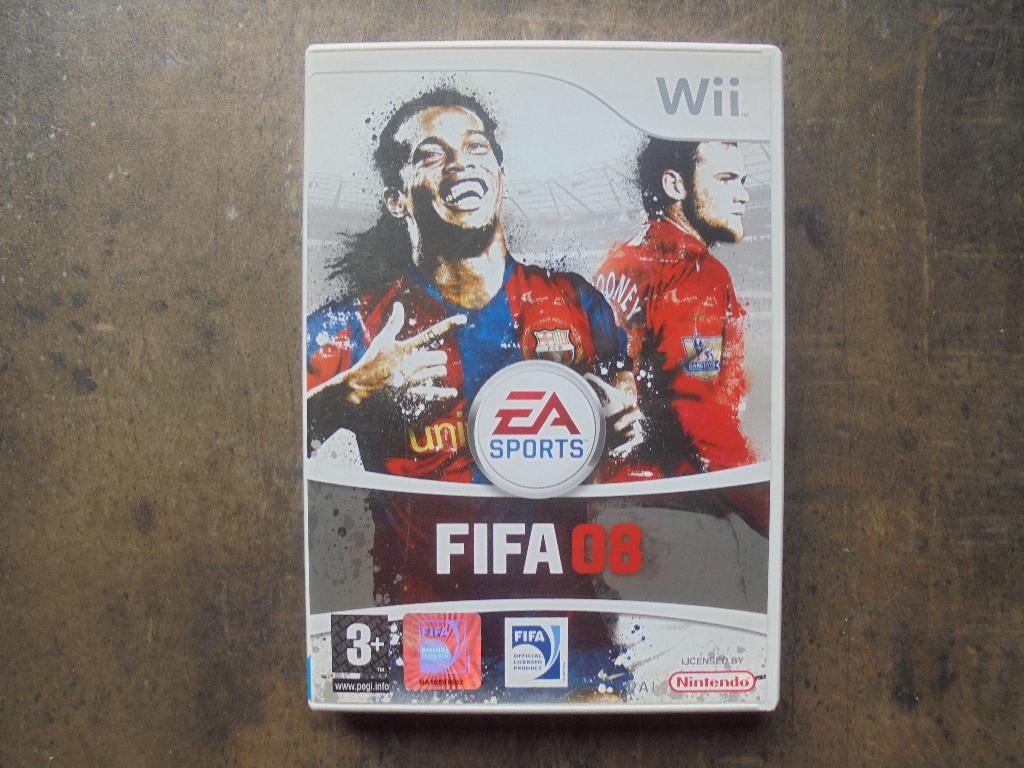 FIFA 08 voor Wii (zie foto's), Gebruikt, Ophalen of Verzenden, Sport, 3 spelers of meer