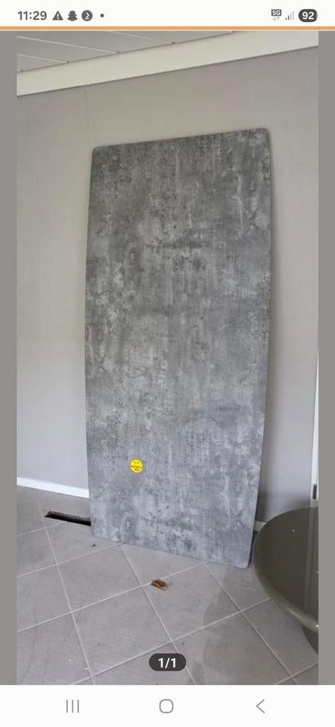 Nieuw tafelblad - Modern design, Ophalen, Overige materialen, Nieuw, 50 tot 100 cm