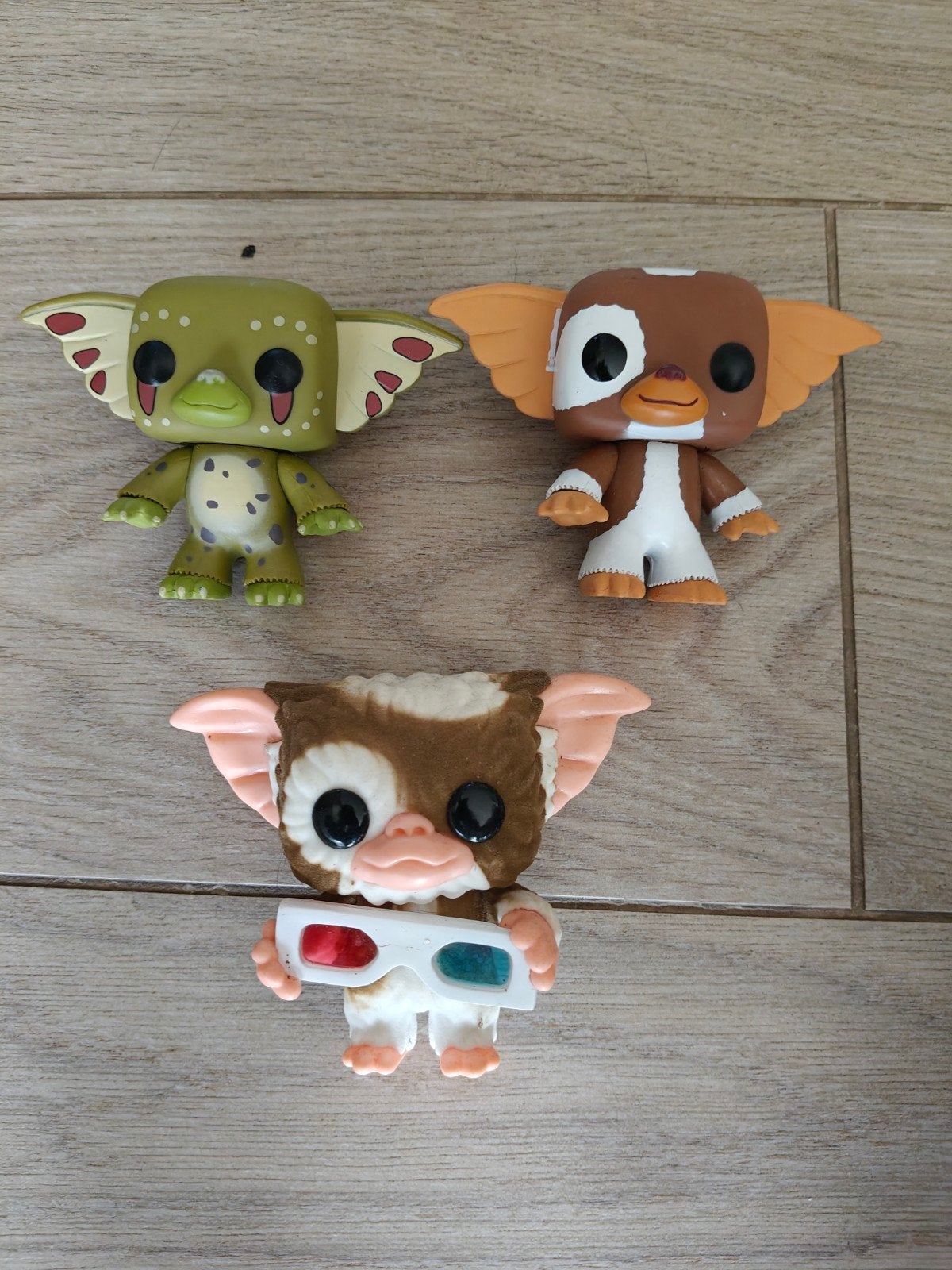 Funko Pop Gremlins Set - Gizmo, Stripe, Gremlin met 3D-bril, Ophalen of Verzenden, Zo goed als nieuw