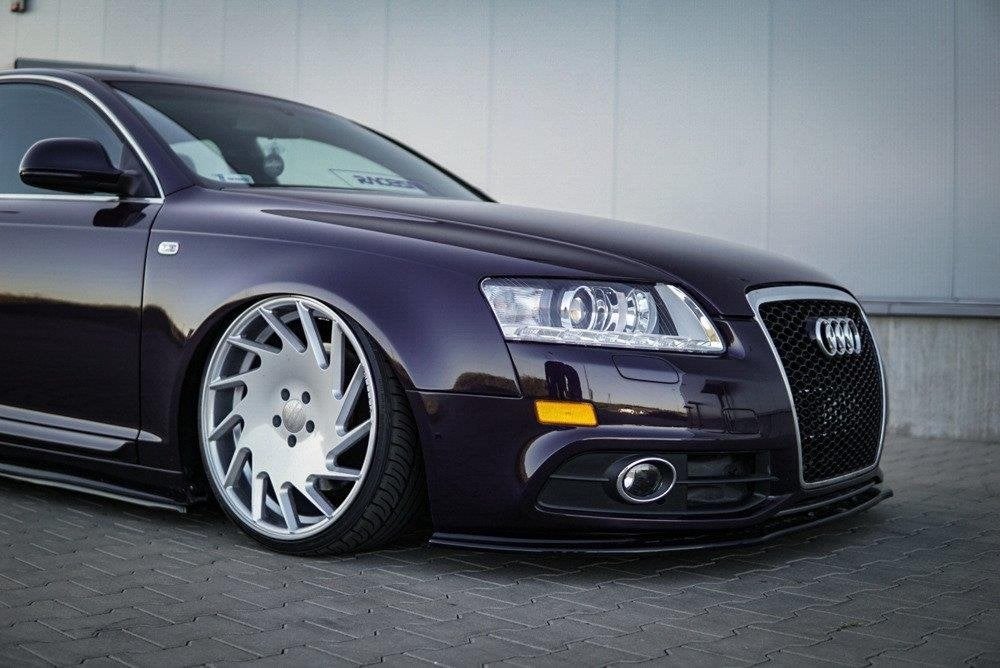 Spoiler Voorspoiler Lip Splitter Voor Audi A6 C6 S Line Face, Verzenden, Automotive Parts, A.parts@hotmail.nl, Trasmolenlaan 12 3447 GZ Woerden
