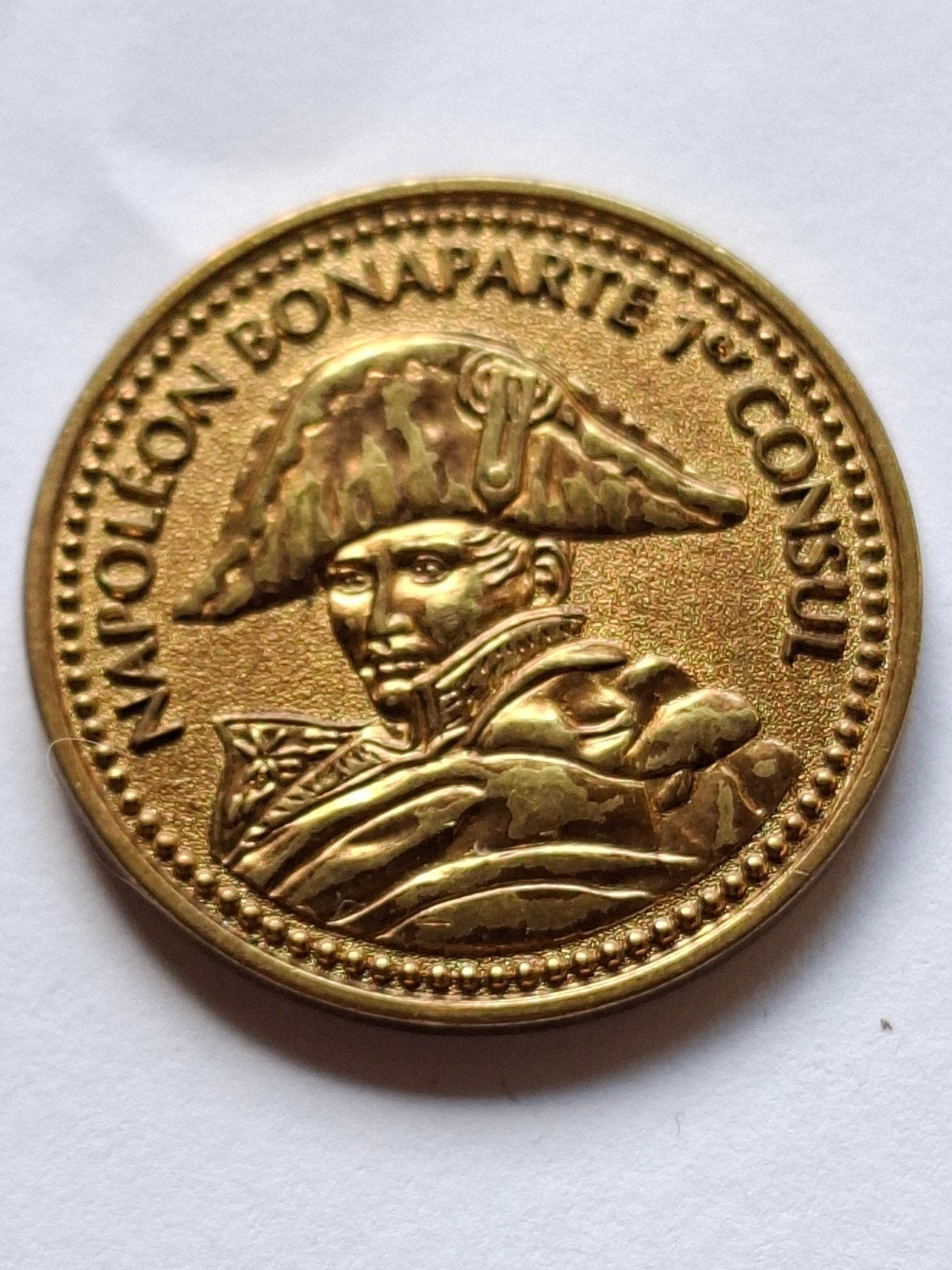 Napoleon Bonaparte 1e Consul herdenkingsmunt, Ophalen of Verzenden, Overige materialen, Buitenland
