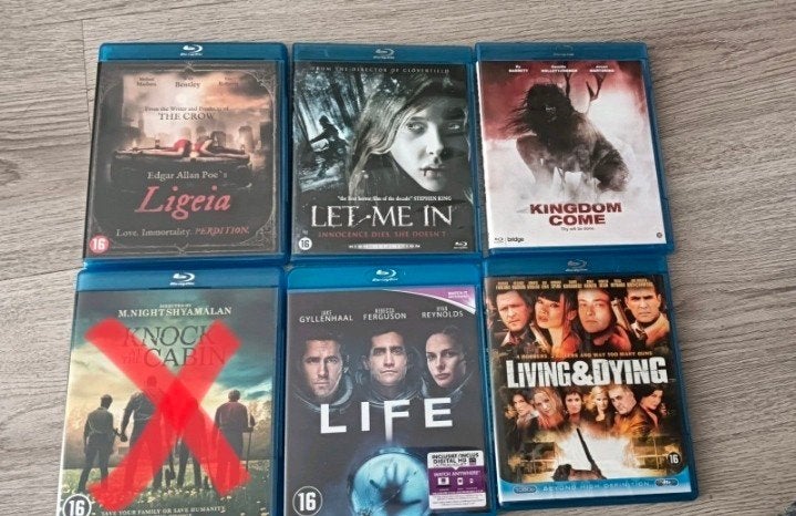 Horrorfilms op bluray 5 euro per stuk, Ophalen of Verzenden, Zo goed als nieuw, Horror