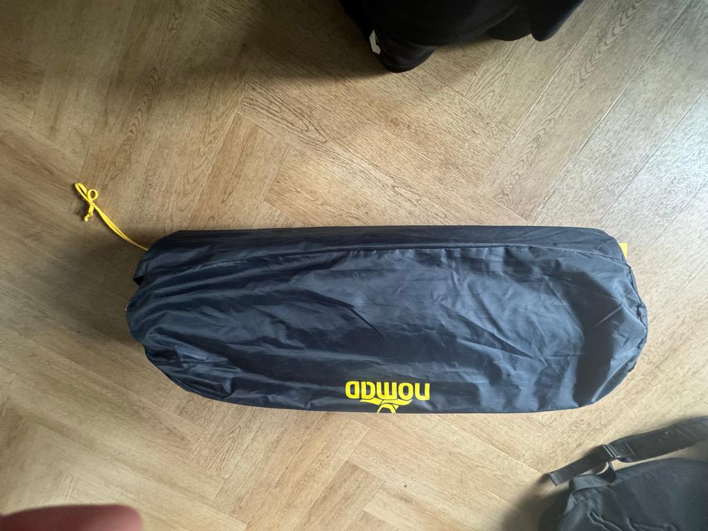 Nomad slaapzak - Compact en  2 meter lang 65 breede, Ophalen of Verzenden, Gebruikt, Tot en met 2