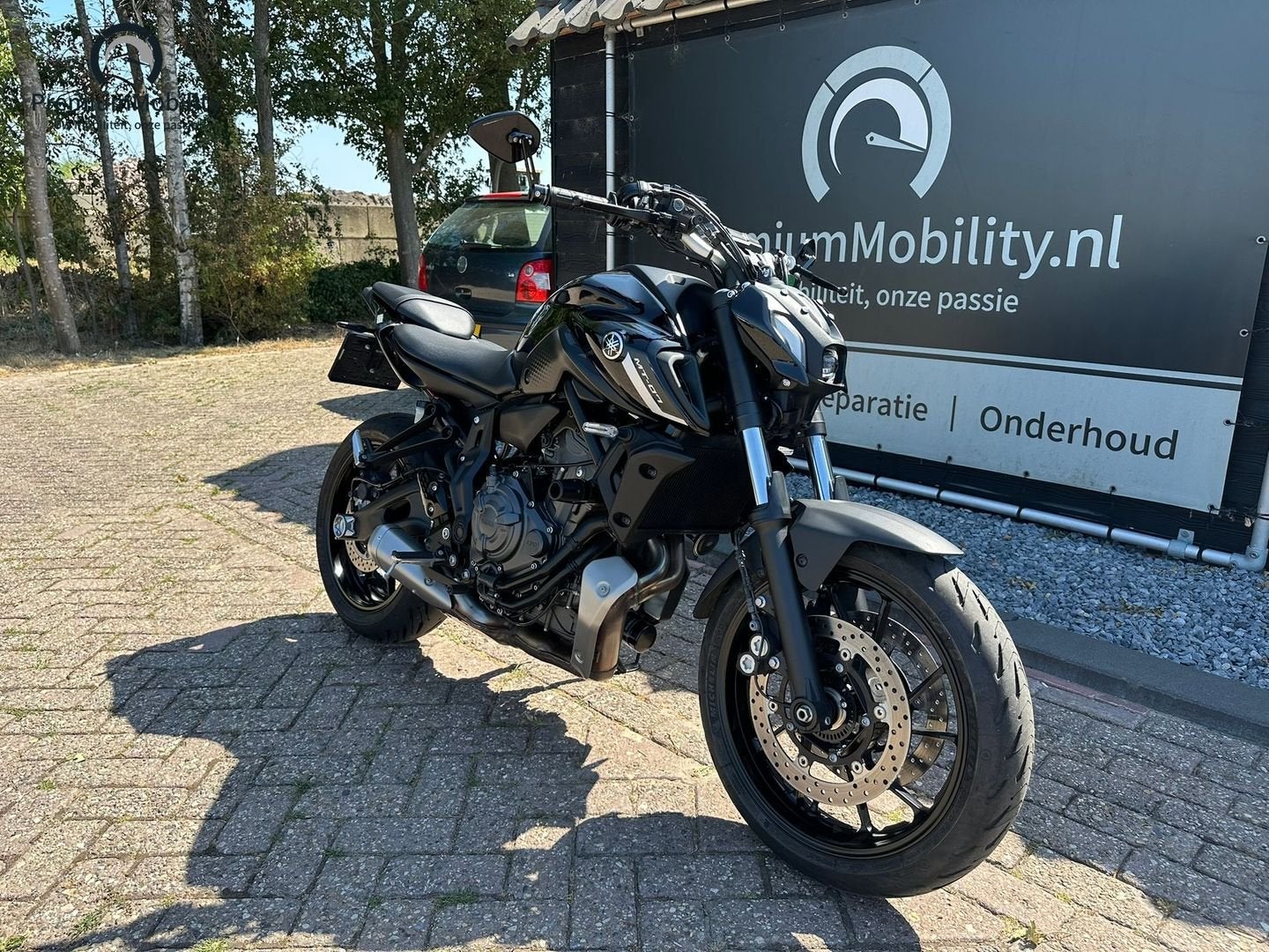 YAMAHA MT07 PURE 35KW/A2 (BJ 2024 / 4658 KM), 2 cilinders, Bedrijf, Onbekend, YAMAHA