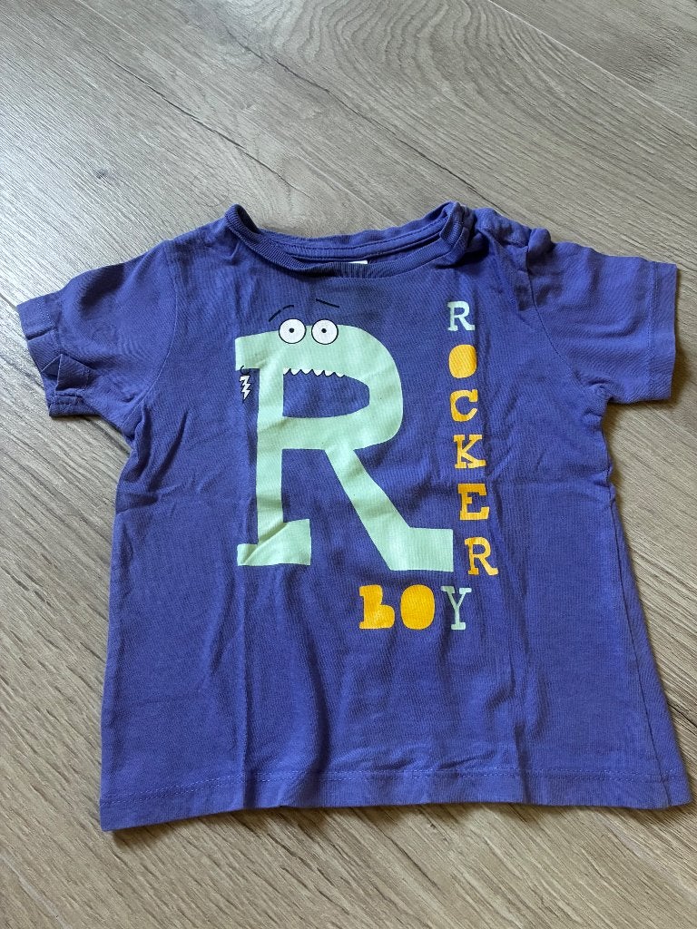 11x T-shirts lange en korte mouw maat 74, Ophalen, Diverse merken, Zo goed als nieuw, Jongetje