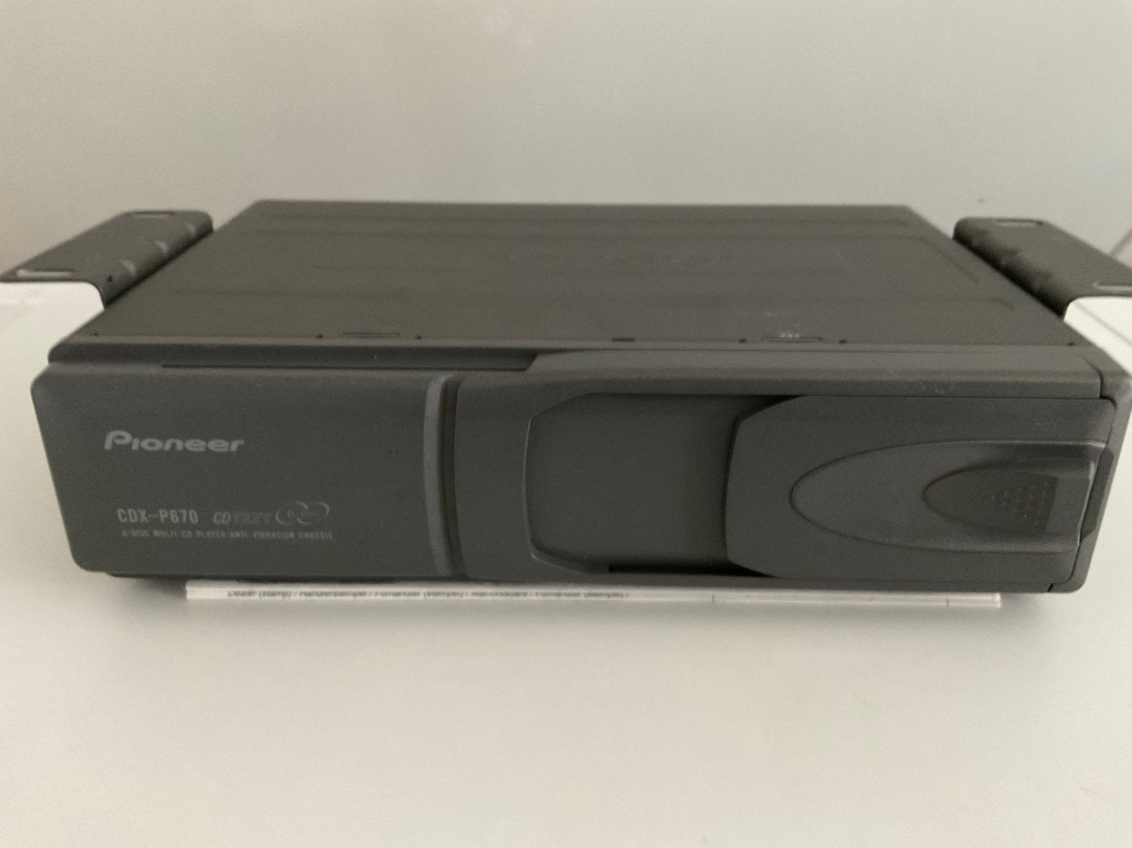 Z.G.A.N. PIONEER CDX-P670 CD WISSELAAR, Auto diversen, Ophalen of Verzenden, Zo goed als nieuw