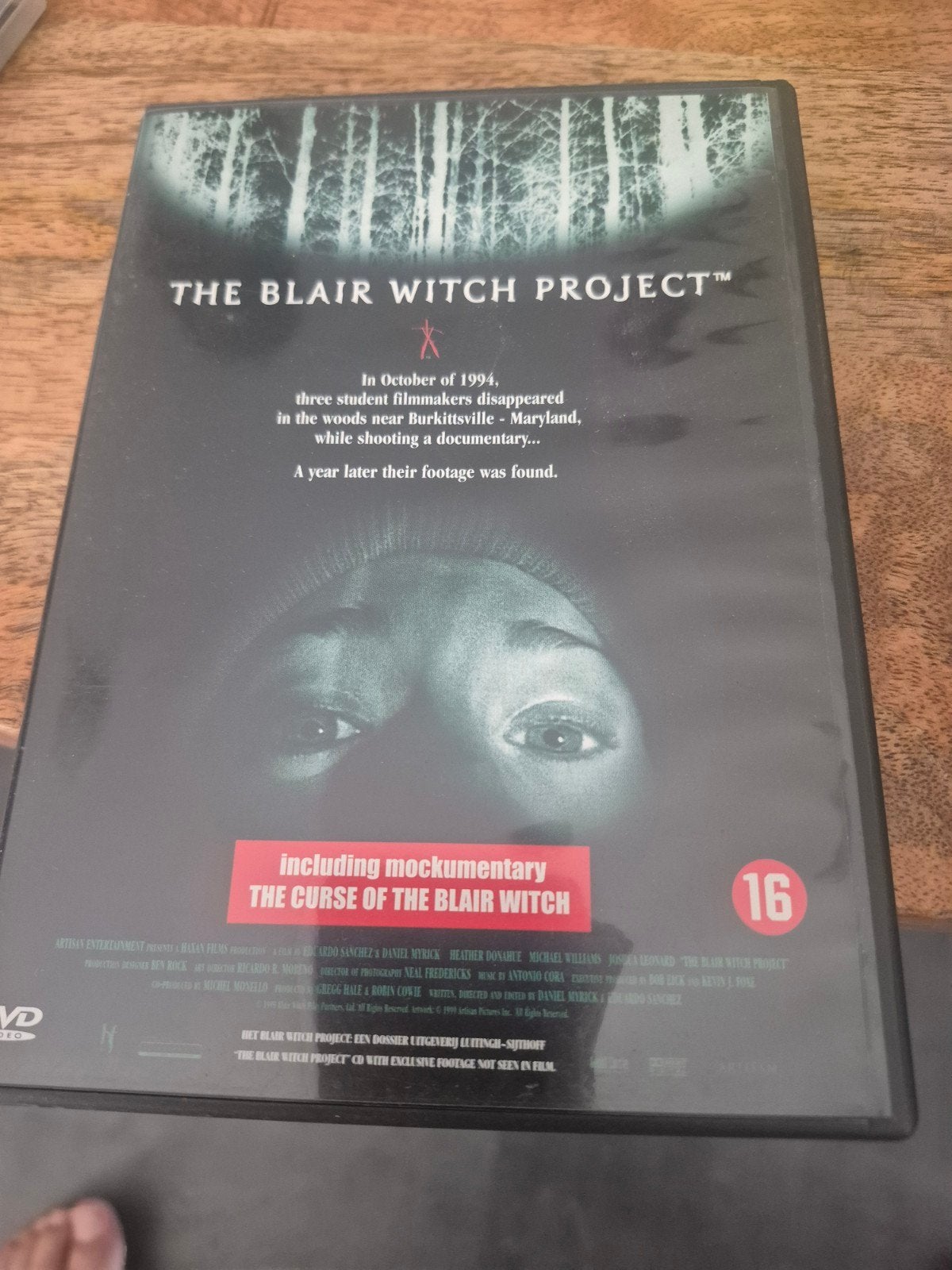 The Blair Witch Project DVD - Horrorfilm, Bonusmateriaal, Vanaf 16 jaar, Nederlands, Ophalen of Verzenden