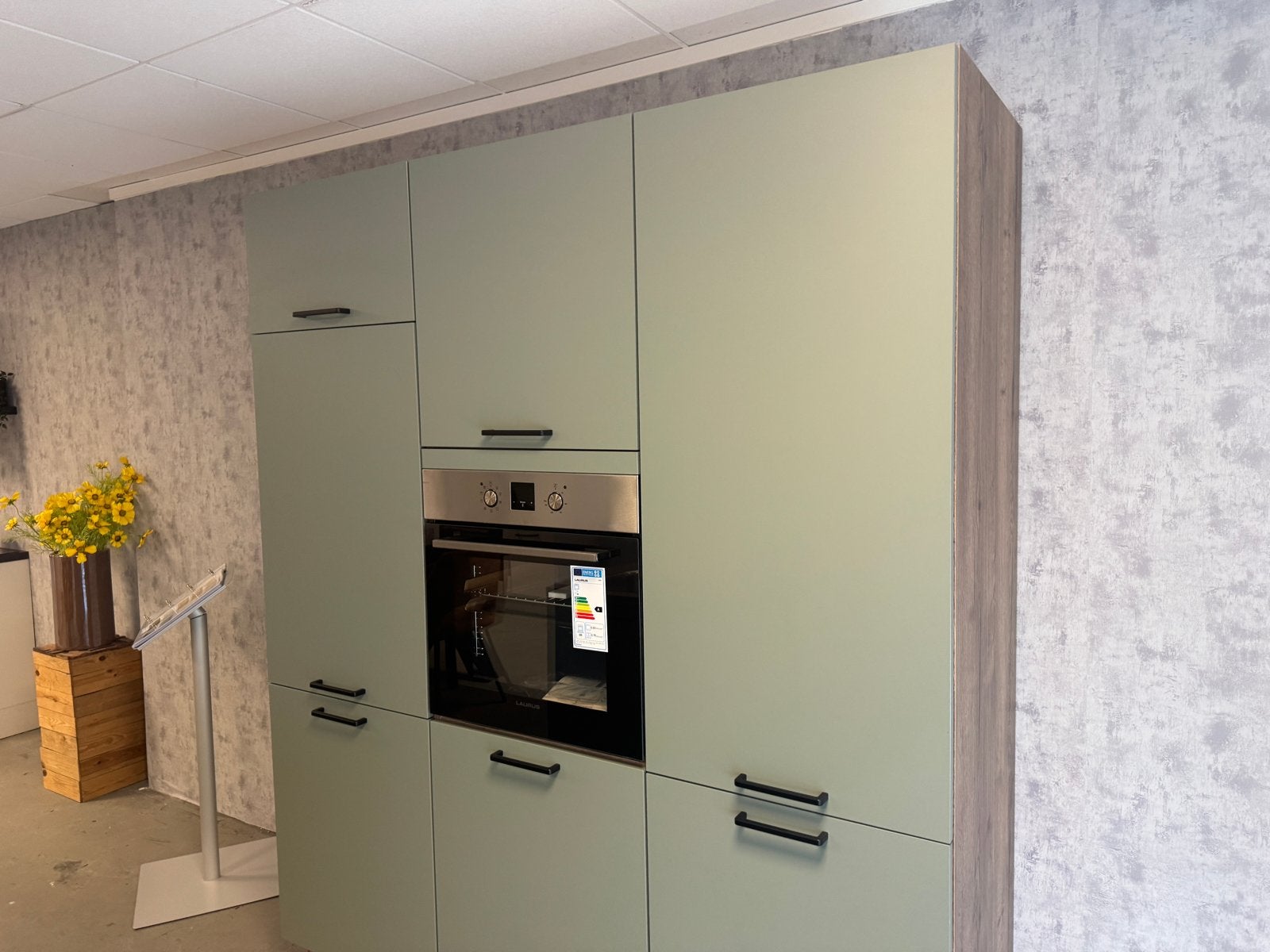 Complete Eilandkeuken met 5 apparaten - Basic Line, Huis en Inrichting, Keuken | Complete keukens, Nieuw, Ophalen of Verzenden