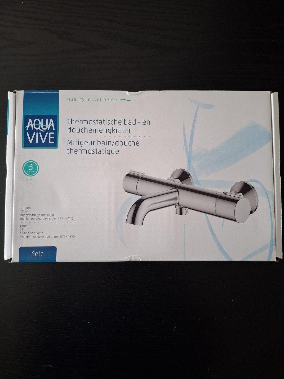 Thermostatische douche/bad mengkraan Aqua Vive, Ophalen of Verzenden, Bad