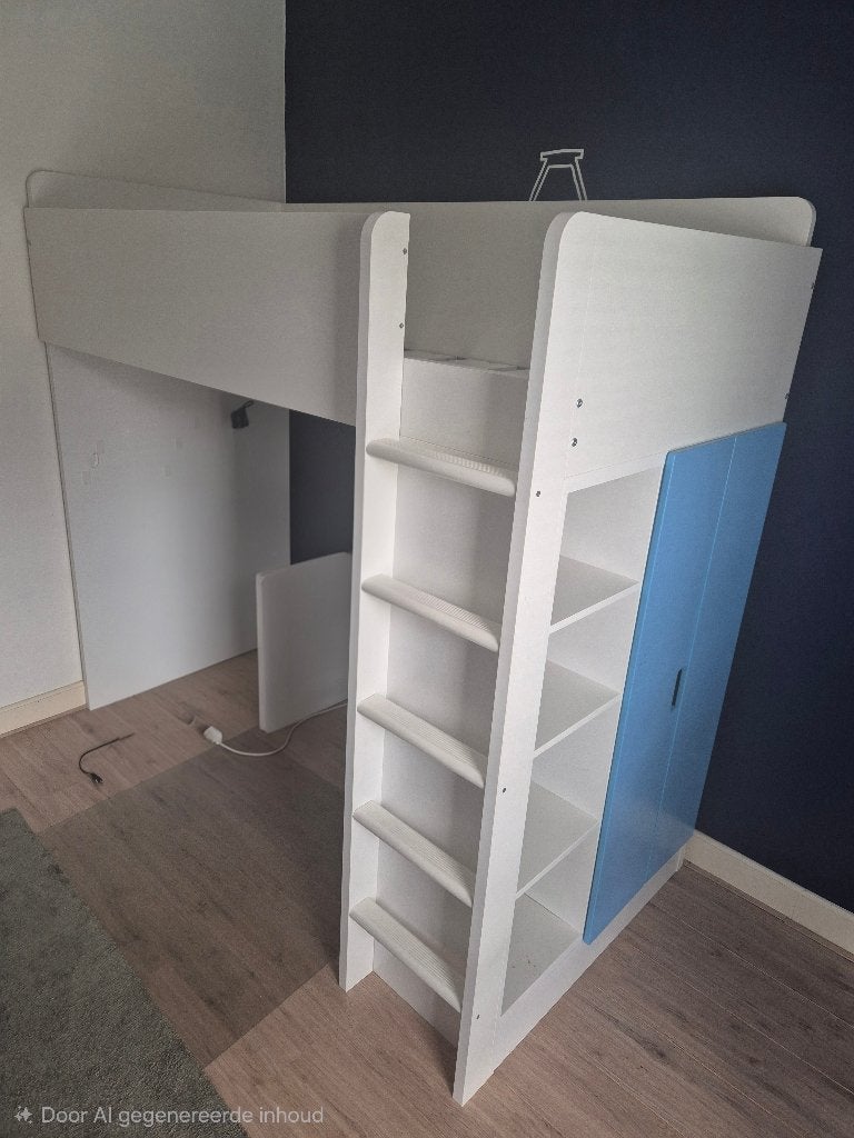 Ikea hoogslaper kind, Ophalen, Gebruikt, Hoogslaper
