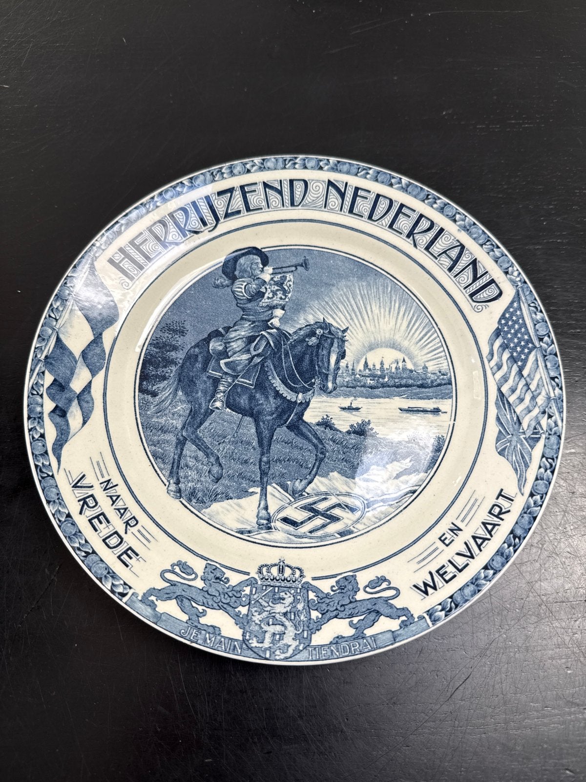 Herdenkingsbord Bevrijding Nederland 1945, Ophalen of Verzenden
