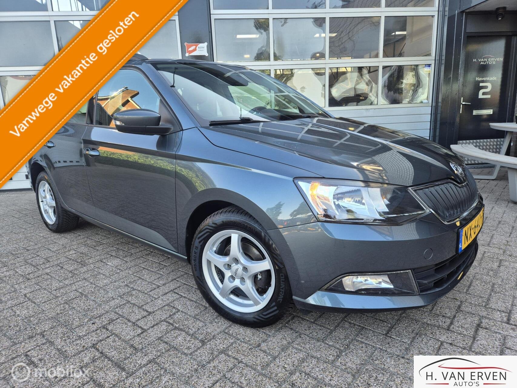 Skoda Fabia Combi 1.0 Ambition AIRCO CRUISE 15" 2E EIGENAAR, Auto's, 40 €/maand, Euro 6, 979 kg, Handgeschakeld