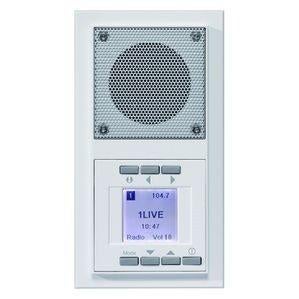 Inbouwradio AURA aluminium, Verzenden, Nieuw