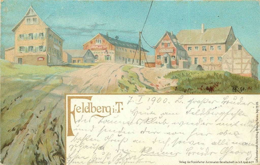 379-019-001 Feldberg i T, Verzenden, Voor 1920, Duitsland