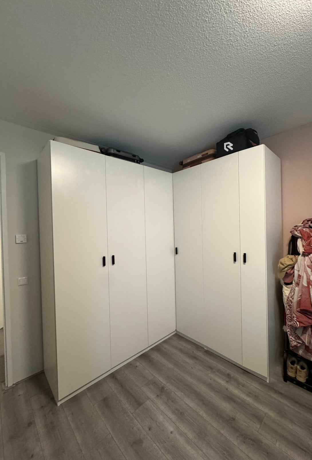 IKEA PAX hoekkast met deuren en indeling, Ophalen, 200 cm of meer, 200 cm of meer, 50 tot 75 cm