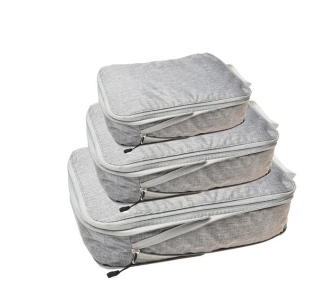 Grijze Packing Cubes - Opvouwbare Reistas  -Bagage, Ophalen of Verzenden, Nieuw, Grijs, Minder dan 20 cm