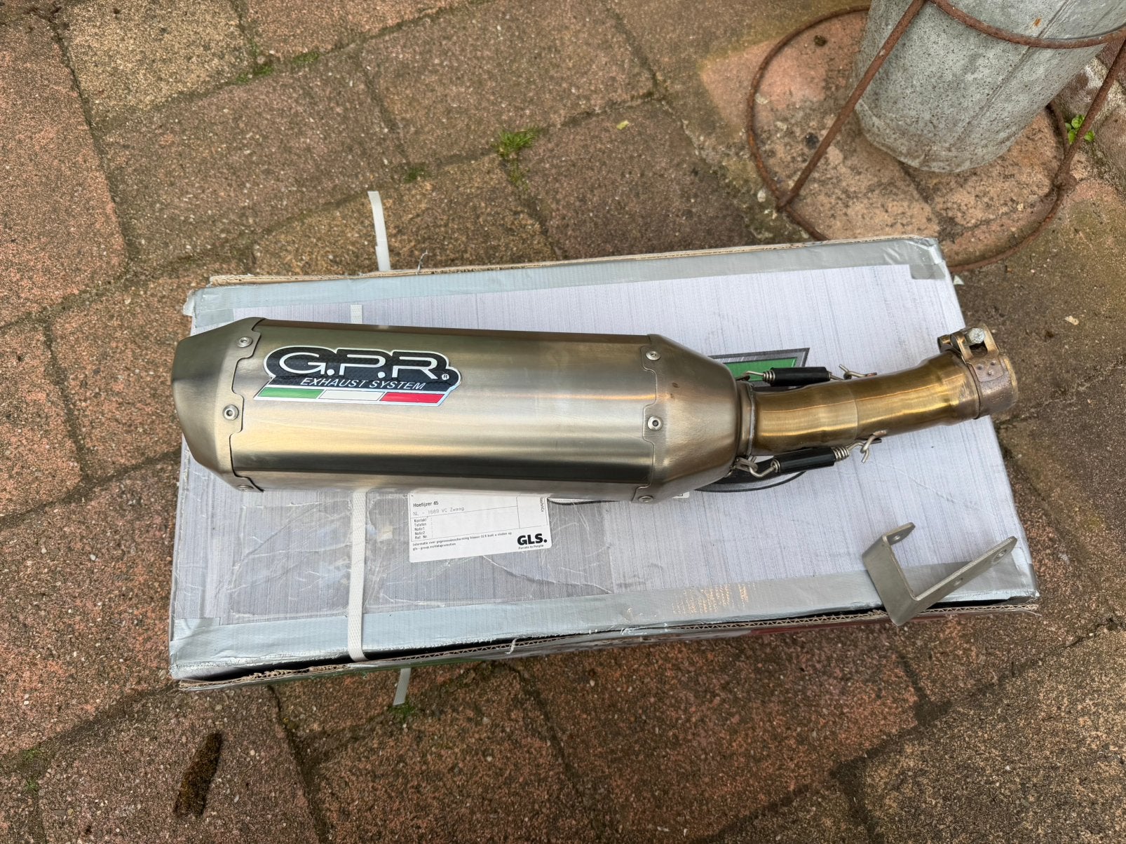 GSXR 600 - 750 K6 - K7 Titanium GPR Racing uitlaat, Motoren, Onderdelen | Overige, Ophalen of Verzenden