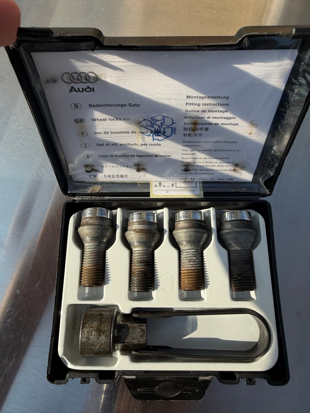 Wielsloten Set M14x1,5, Ophalen of Verzenden, Gebruikt, Audi