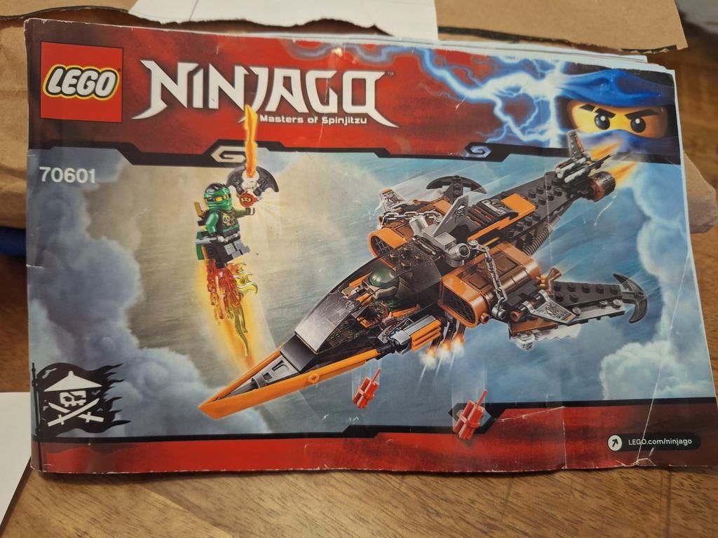 Lego ninjago 70601, Ophalen of Verzenden, Zo goed als nieuw, 1:72 tot 1:144, Overige merken