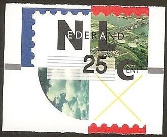 Hytech automaatstrook 25 cent, uit Gouda Rafelig. Lees Info., Ophalen of Verzenden, Na 1940, Postfris