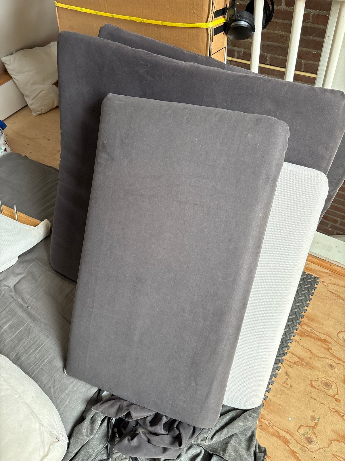 IKEA Söderhamn bank armleuningen (4 stuks), Ophalen, Gebruikt, Stof